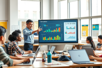 Illustration of rapid simulation processes leading to value discovery.