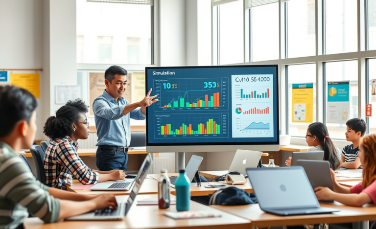 Illustration of rapid simulation processes leading to value discovery.