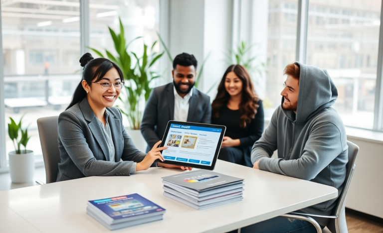 A visual guide to Easy and Safe Credit solutions, showcasing secured credit cards and educational resources for building credit.