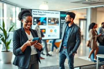 A person reviewing new credit offers and financial options.