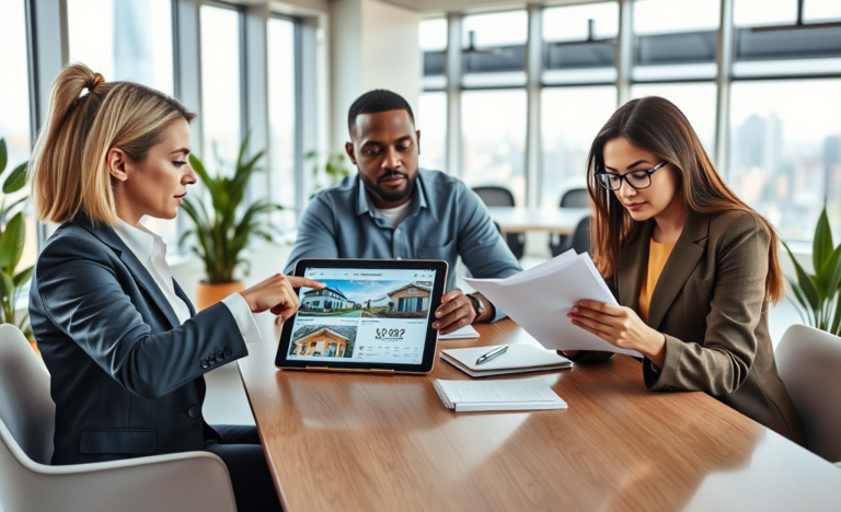 A person comparing different offers to choose the best one that meets their needs.