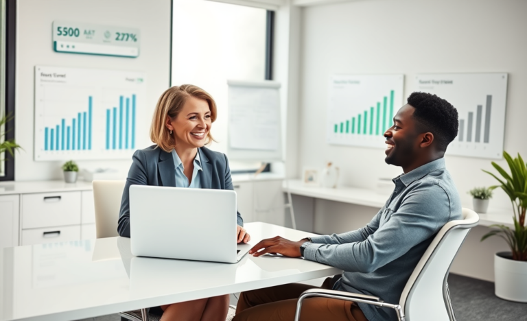 A person reviewing easy and secure credit options at a desk.