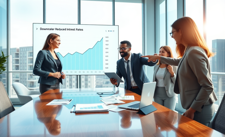 A representation of financial opportunities through reduced rates