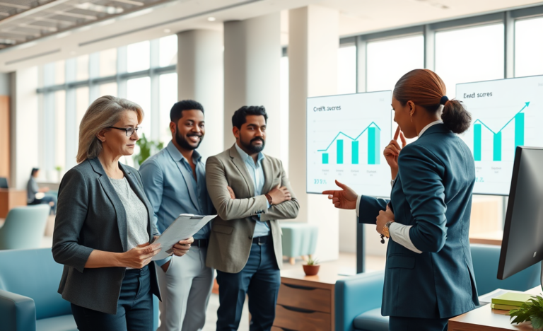 Understanding the connection between credit scores and loan approval rates.