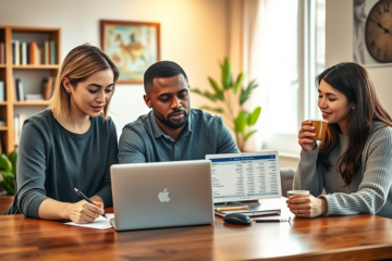 A person reviewing credit offer documents and assessing options.