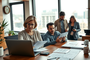 A person reviewing documents for a loan application to ensure a safe borrowing process.
