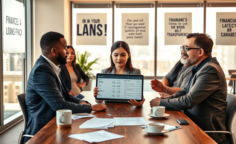 A person comparing loan options to avoid abusive interest rates.