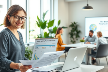 A person reviewing Quick Credit options for flexible payment solutions.