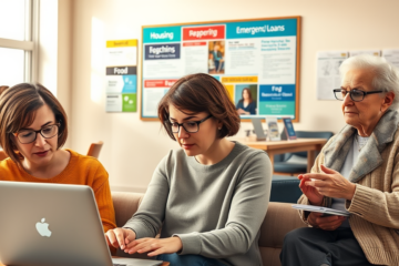 A person reviewing financial options to solve urgent issues with extra money.