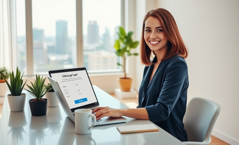 Visual representation of an easy online loan process with reduced rates.